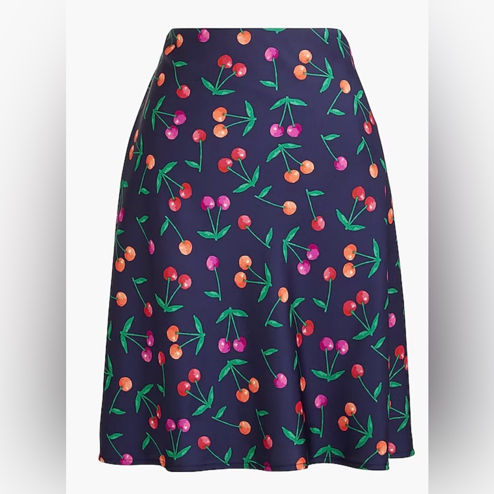 J. Crew Factory Mini Bias-Cut Slip Skirt NWT